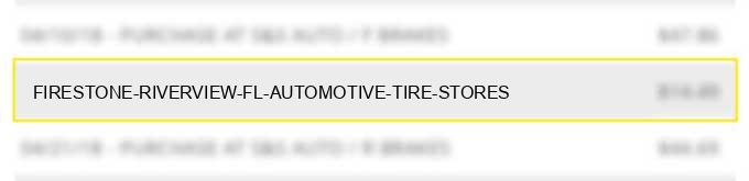 firestone riverview fl automotive tire stores