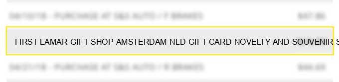 first lamar gift shop amsterdam nld gift card novelty and souvenir shops