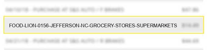 food lion #0156 jefferson nc grocery stores supermarkets