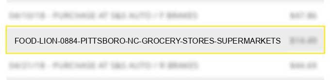 food lion #0884 pittsboro nc grocery stores, supermarkets