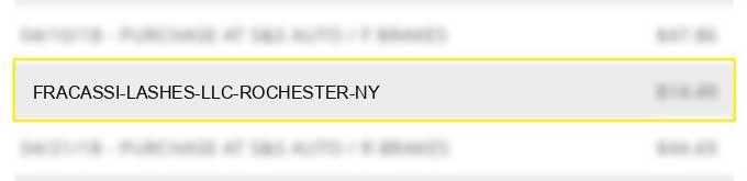 fracassi lashes llc rochester ny