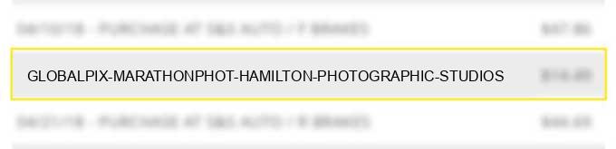 globalpix marathonphot hamilton - photographic studios