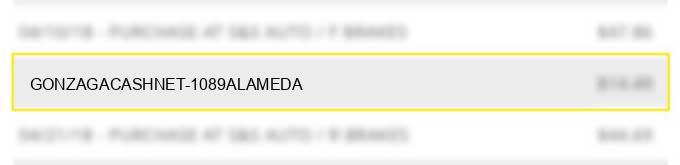 gonzaga*cashnet 1089alameda