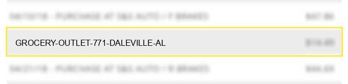 grocery outlet #771 daleville al