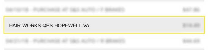 hair works qps hopewell va