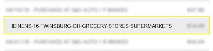 heinen's #16 twinsburg oh grocery stores supermarkets