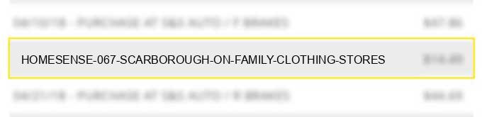 homesense 067 scarborough on - family clothing stores