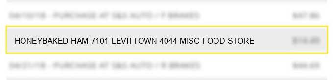 honeybaked ham 7101 levittown 4044 misc food store