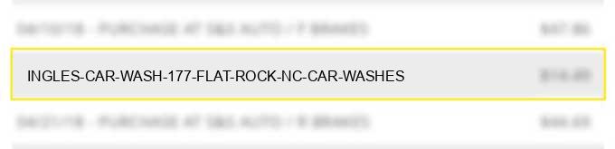 ingles car wash #177 flat rock nc car washes