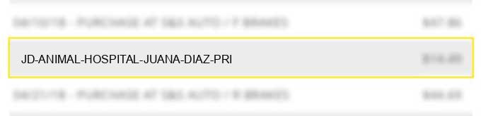 jd animal hospital juana diaz pri