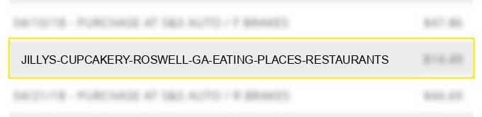 jilly's cupcakery roswell ga eating places restaurants