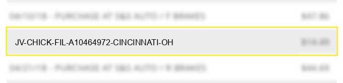 jv chick-fil-a10464972 cincinnati oh