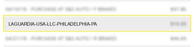 laguardia usa, llc philadelphia pa