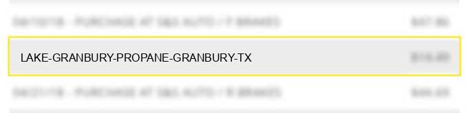 lake granbury propane granbury tx