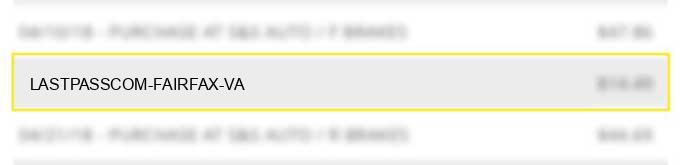 lastpass.com fairfax va