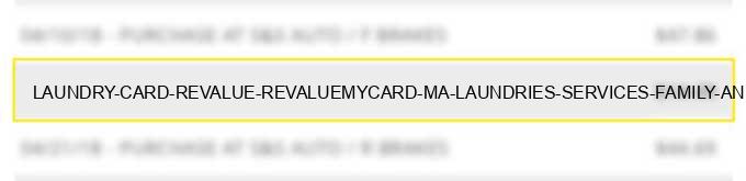 laundry card revalue revaluemycard ma laundries services family and commercial