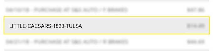 little caesars 1823 tulsa