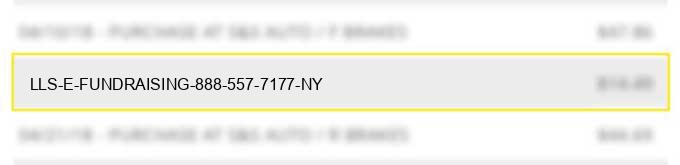 lls-e-fundraising-888-557-7177-ny