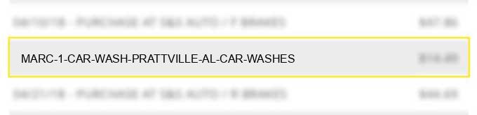 marc 1 car wash prattville al car washes