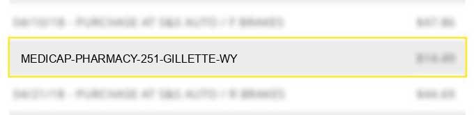 medicap pharmacy #251 gillette wy