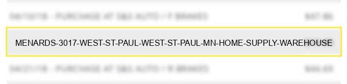 menards 3017 west st paul west st paul mn home supply warehouse