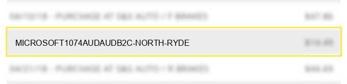 microsoft1074audaudb2c north ryde