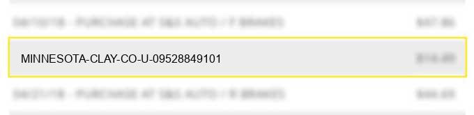 minnesota clay co u 09528849101