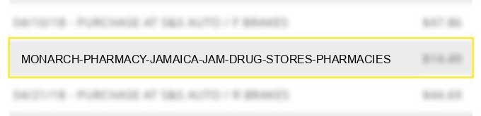 monarch pharmacy jamaica jam drug stores pharmacies