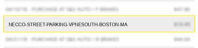 necco street parking vpnesouth boston ma