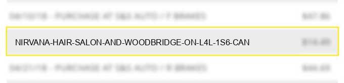 nirvana hair salon and woodbridge on l4l 1s6 can