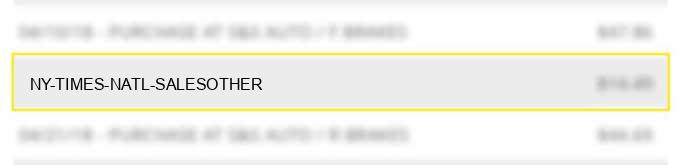 ny times natl sales(other)