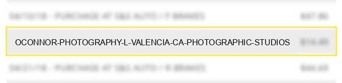o'connor photography l valencia ca photographic studios