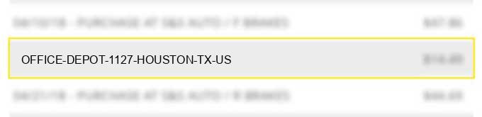 office depot #1127 houston tx us