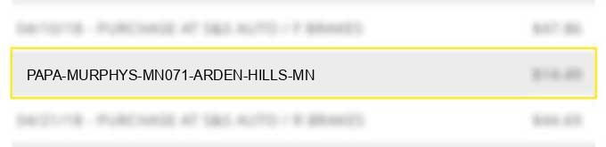 papa murphy's mn071 arden hills mn