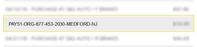 pay51 org 877-453-2030 medford nj