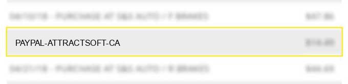 paypal *attractsoft ca