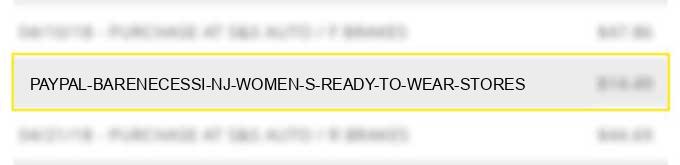 paypal *barenecessi nj women s ready to wear stores