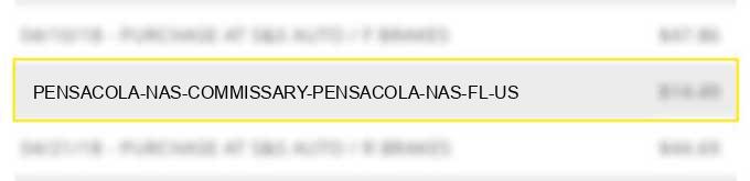 pensacola nas commissary pensacola nas fl us