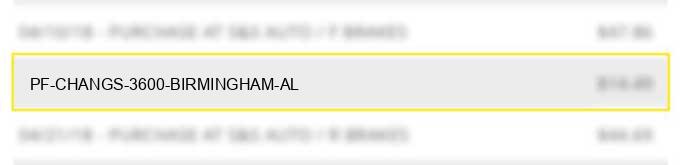 pf chang's #3600 birmingham al