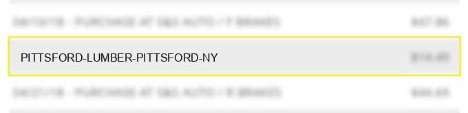 pittsford lumber pittsford ny