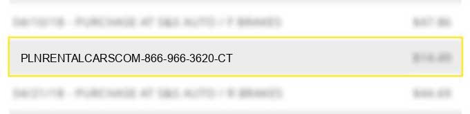 pln*rentalcars.com 866-966-3620 ct