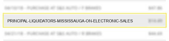 principal liquidators mississauga on - electronic sales