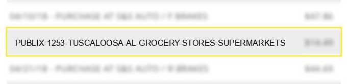 publix #1253 tuscaloosa al grocery stores, supermarkets