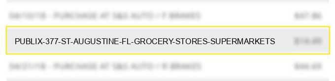 publix #377 st augustine fl grocery stores, supermarkets