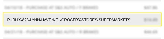publix #823 lynn haven fl grocery stores, supermarkets