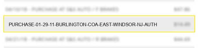 purchase 01 29 11 burlington coa east windsor nj auth#