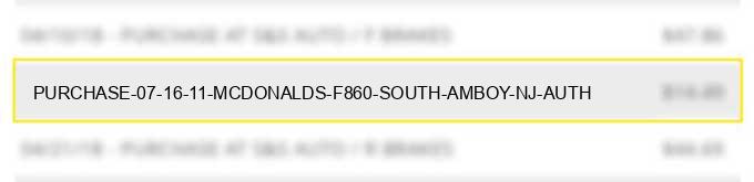 purchase 07 16 11 mcdonald's f860 south amboy nj auth#