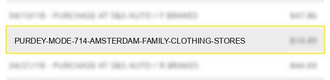 purdey mode 714 amsterdam family clothing stores