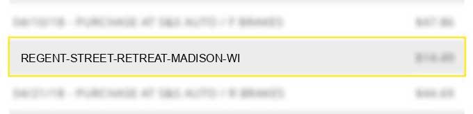 regent street retreat madison wi