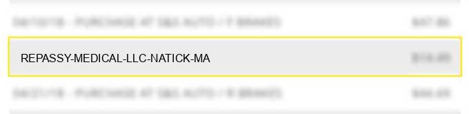 repassy medical llc natick ma